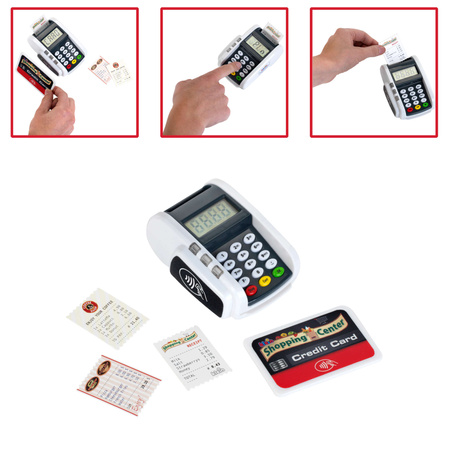 Platební terminál pro děti Účtenky z karet Prodejna hraček Klein Sound