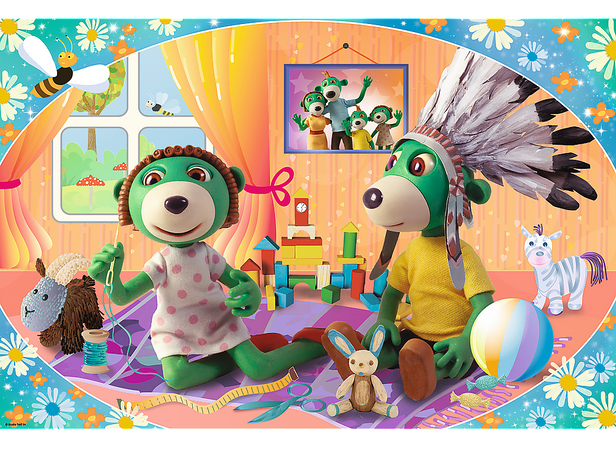 Trefl 14319 Puzzle 24 Maxi Treflik Family