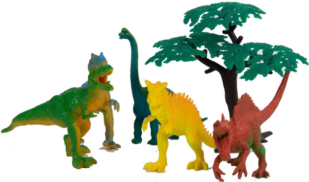 Sada figurek dinosaurů + příslušenství 12 kusů