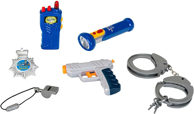 Policejní batoh Ben&Sam Policeman Set s doplňky pro děti Klein