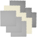 Humbi Velká vzdělávací podložka Silné pěnové puzzle 180 x 180 x 1 cm XXL 9 kusů 62 x 62 x 1 cm Barva šedá krémová grafitová krémová šedá