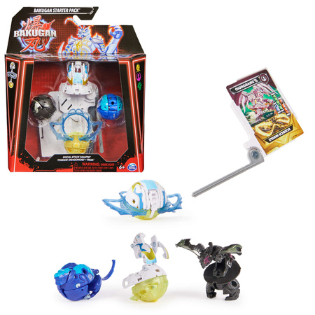 Bakugan Startovní sada 3 sběratelských figurek Special Attack Mantid Titanium Dragonoid Trox Spin Master