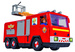 Požárník Sam Hasičské auto Jupiter s žebříkem + 2 figurky St/Bear