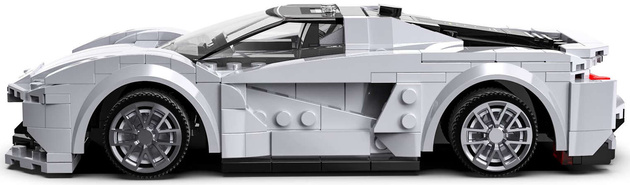 Construction Blocks Remote Controlled Rugged Vehicle + Stickers Lotus Evija Dual Mode 308 pieces CaDA