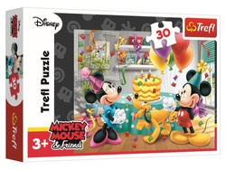 Trefl Puzzle Disney narozeninový dort 30 prvků 