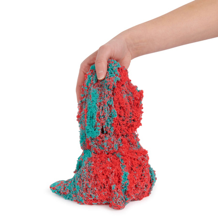 Kinetický písek Kinetic Sand Mo ld 'n Flow 2 barvy + 3 doplňky