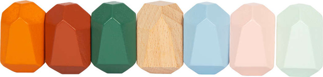 Dřevěné balanční kameny - bloky Montessori