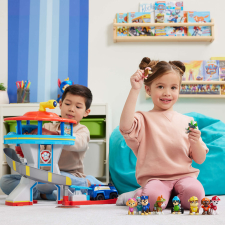 Paw Patrol Velký Věž s figurkami policejního vozidla + příslušenství