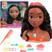Disney Princess Hair Styling Head Doll Vaiana Mo ana Hairdresser + příslušenství
