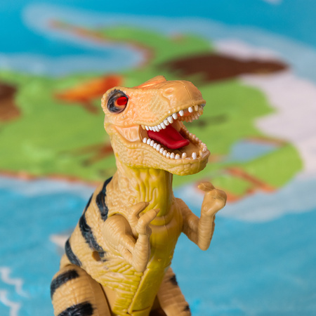 Sada figurek dinosaurů se světly a zvuky 3 ks