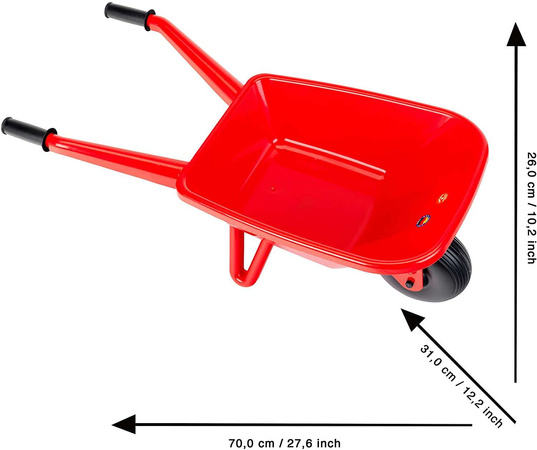 Klein zahradní trakař červený pro děti