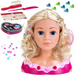 Velká hlava Hair Styling Doll Kadeřník Princezna Coralia Princezna Coralie + make-up paleta pro děti