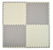 Humbi Foam Puzzle Pěnová podložka 62x62x1 cm 4 ks Cream Grey