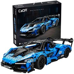 Stavební kostky CaDA modré vozidlo Dark Knight Sports Car GTR 2088 dílků