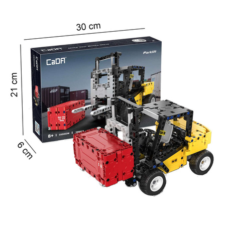 CaDA Bloky pro vysokozdvižné vozíky Vysokozdvižný vozík s kontejnerem 25 cm 388 kusů
