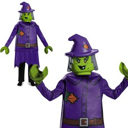 Lego Halloween kostým čarodějnice 109-126 cm (4-6 let)
