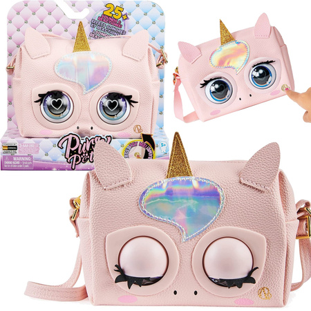 Interaktivní taška s očima a zvuky Purse Pets Glamicorn