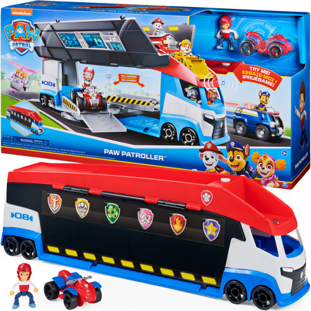 Psi Patrol Wielki Patrolowiec 2.0 Ciężarówka + quad Rydera