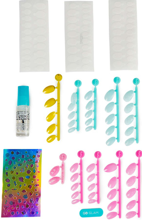 Cool Maker Go Glam Nail Překvapení sada na nehty tipy na nehty + příslušenství lak
