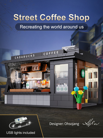 Cada C66005W cafe Cadabucks Coffee House 768 položek LED světlo