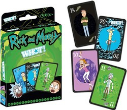 WHOT! Rick and Morty party macau karetní hra Winning Moves