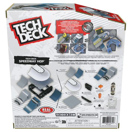 Tech Deck Fingerboard Speedway Hop Ramp + sada skateboardů