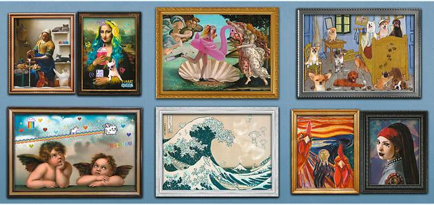 Puzzle 9000 Ne tak klasická umělecká kolekce UFT