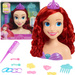 Disney Princess Hair Styling Head Doll Malá mořská víla Ariel Malá mořská vílaKadeřník + příslušenství