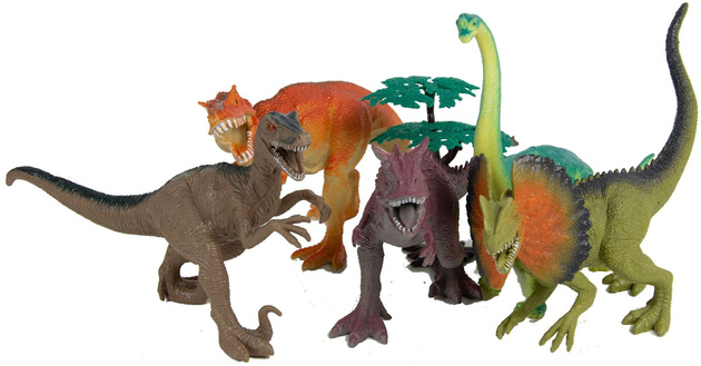 Sada figurek dinosaurů + příslušenství 12 kusů