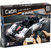 CaDA Construction Blocks Dálkově ovládané vozidlo Z-Wind White RC Racing Car 457 kusů Dual Mode