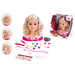 Velká hlava Hair Styling Doll Kadeřník Princezna Coralia Princezna Coralie + make-up paleta pro děti