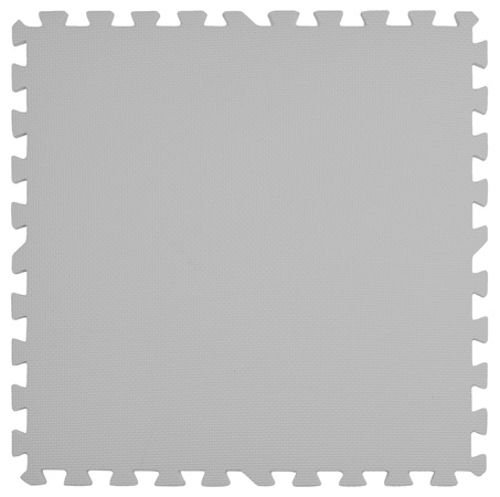 Humbi Velká vzdělávací podložka z tlusté pěny 180 x 180 x 1 cm XXL 9 dílků 62 x 62 x 1 cm Barva bílá a šedá bílá a šedá