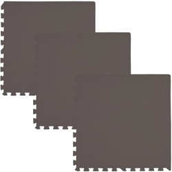 Humbi Pěnová podložka Puzzle 3 ks. hnědá 62 x 62 x 1 cm hnědá