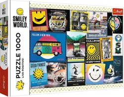 Smajlíkový svět Puzzle 1000 dílků Žij pozitivně!