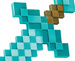 Diamantový meč Minecraft 51 cm pro karnevalový kostým