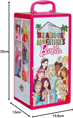 Šatní skříň Barbie Kufr Klein 5801