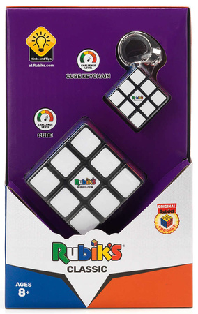 Originální Rubikova kostka Rubik's Classic (kostka + klíčenka)