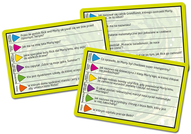 Trivial Pursuit Rick & Morty karetní kvízová hra 600 otázek