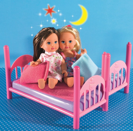 Evi Love Sada 2 panenek a patrové postele + příslušenství