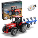 CaDA Stavební kostky Dálkově ovládaný červený traktor Zemědělský stroj RC traktor 1675 kusů