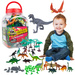 Jurský svět velká sada dinosaurů, figurky v kontejneru, 55 dílků