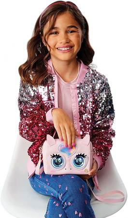 Interaktivní taška s očima a zvuky Purse Pets Glamicorn