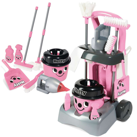 Dětský úklidový vozík s vysavačem a mopem Hetty Deluxe Casdon