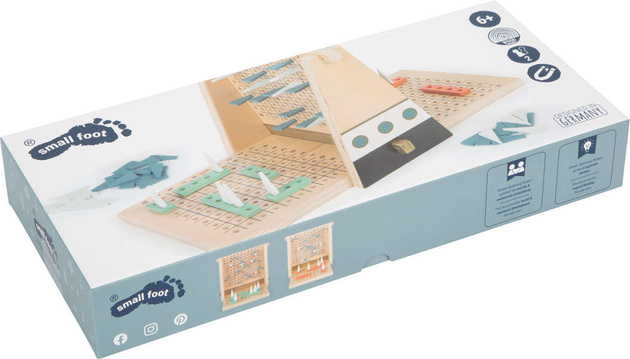 Dřevěné lodě strategická hra pro děti