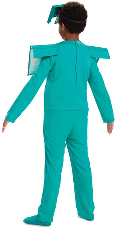 Kostým Minecraft, karnevalový kostým diamantové brnění 127-136 cm (7-8 let)