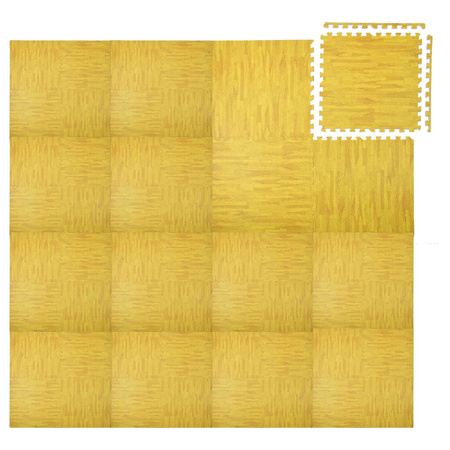 Humbi Puzzles pěnová podložka světlé panely 62 x 62 x 1 cm 4 ks.