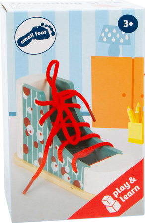 Malá noha 11887 Šněrovací bota vzdělávací hračka.