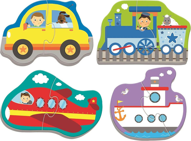 Trefl Baby Klasické tlusté puzzle Dopravní prostředky