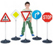 Dopravní značky velká 5dílná výuková sada pro děti Klein 2980