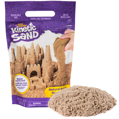Spin Master Piasek kinetyczny Kinetic Sand 907g Brązowy